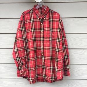 Men's BURBERRY Long Sleeve Shirt Size XXL